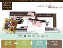 Tablet Screenshot of flourishdesignstudio.com